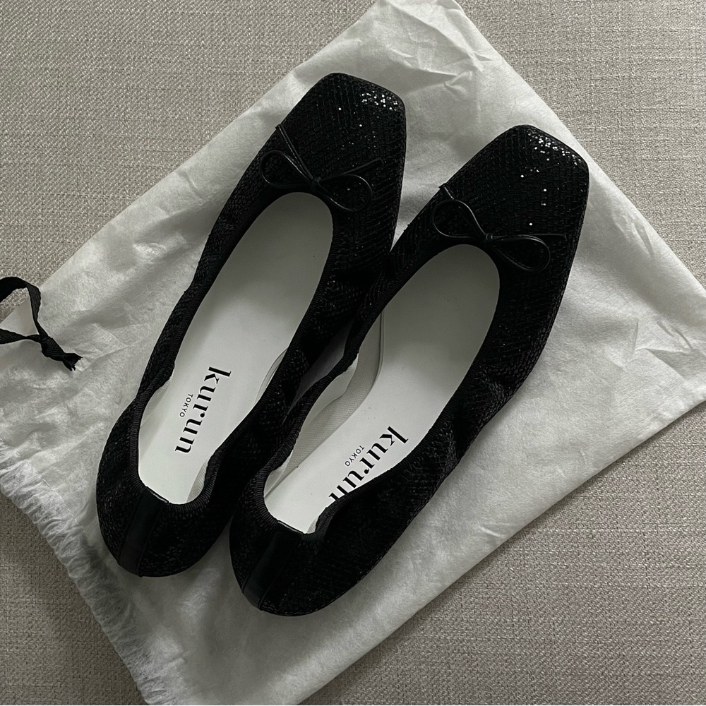 Tokyo Square Toe lace glitter shoes 25 US7.5-8